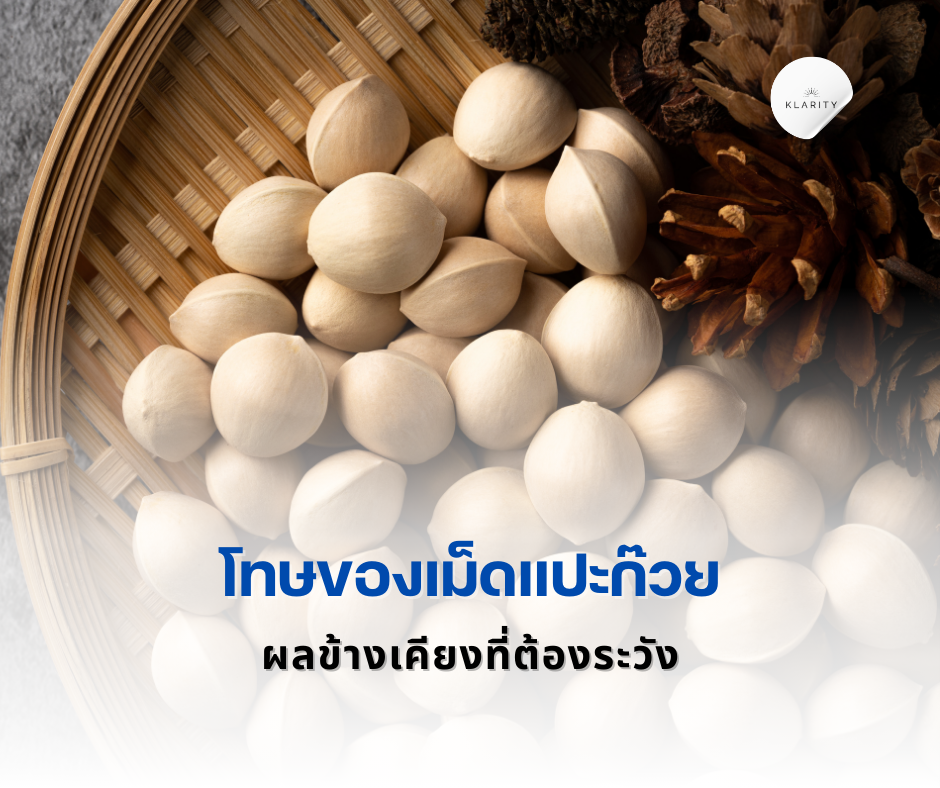 โทษของเม็ดแปะก๊วย ที่หลายคนไม่รู้! ผลข้างเคียงที่ต้องระวัง